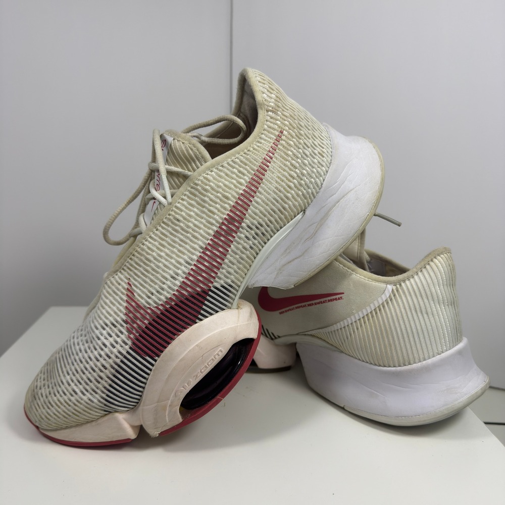Nike Air Zoom SuperRep 2 Women 11 White Gypsy Rose Training Shoes CU5925-169